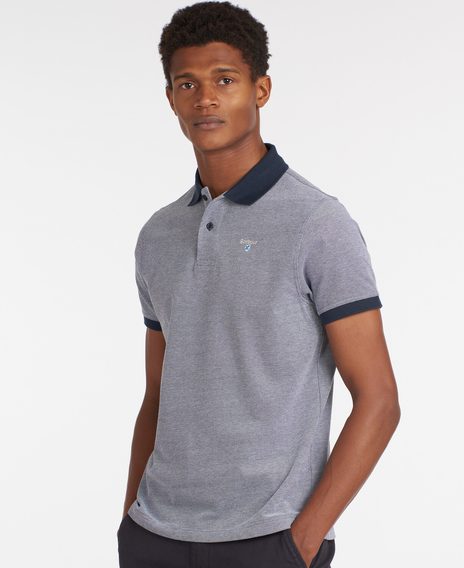 Barbour Sports Mix Polo Shirt — Midnight