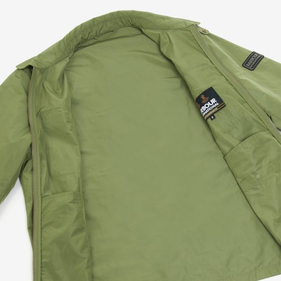 Lehká bunda Barbour International Quarry Casual Jacket - Light Moss