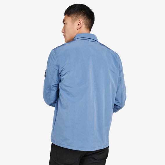 Overshirt se zapínáním na zip Barbour International Ray - Blue Horizon