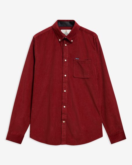 Barbour Ramsey Tailored Shirt — Brick Red