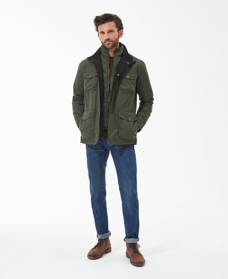 Barbour Ogston Waterproof Jacket — Olive
