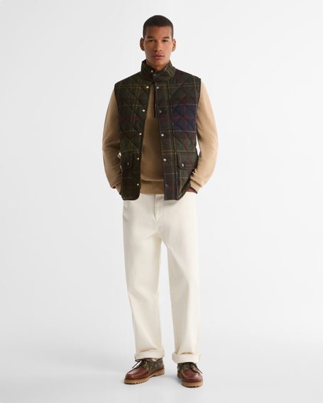 Barbour Icons Tartan Lowerdale Quilted Gilet
