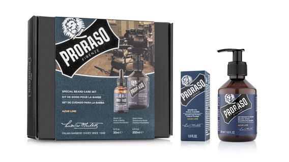 Proraso Beard Wash & Oil Box — Azur Lime