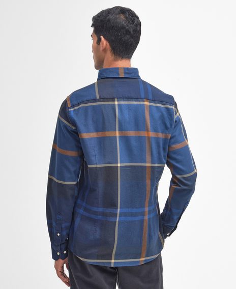 Barbour Dunoon Tailored Shirt — Midnight Tartan