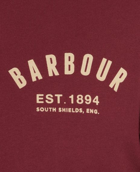 Памучна тениска Barbour Preppy Tee - Ruby