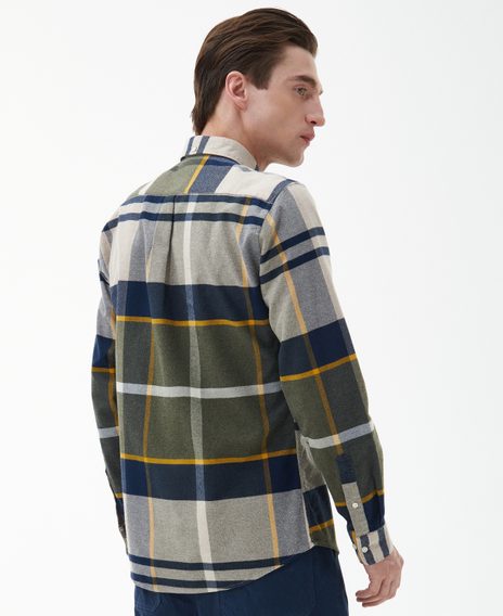Barbour Iceloch Tailored Shirt — Forest Mist