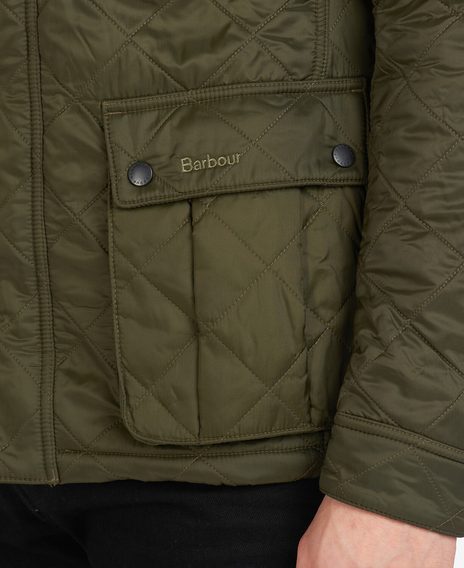 Barbour International Ariel Polarquilt Jacket — Olive