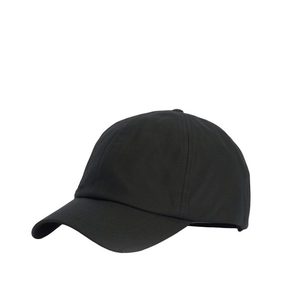 Barbour Waxed Sports Cap — Classic Black