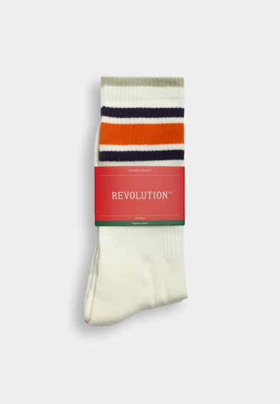 Revolution — Jaquard Crew Socks