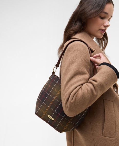 Barbour Cedar Tartan Bucket Bag