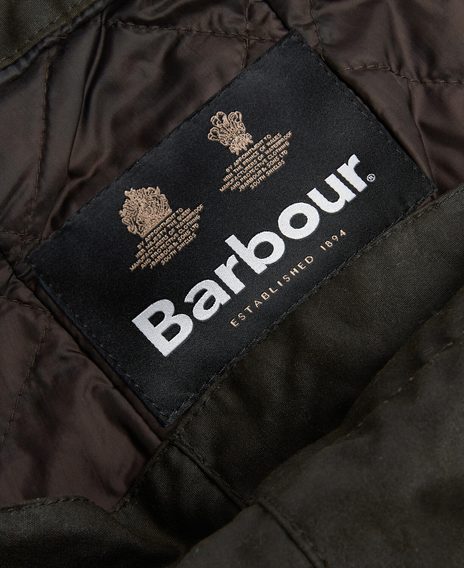 Barbour Wax Storm Hood — Olive