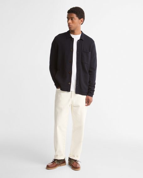 Barbour Bellam Knitted Cardigan — Navy