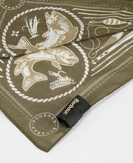 Barbour Heritage Bandana — Mid Olive
