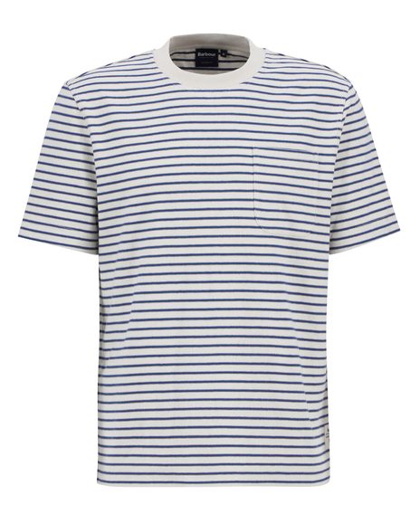 Barbour Frensham Striped T-Shirt — Oatmeal