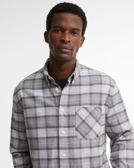 Barbour Mineral Tartan Authentic Shirt — Grey