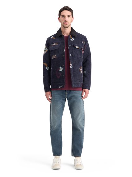 Scotch & Soda — Swirl Poetry Jacquard Trucker