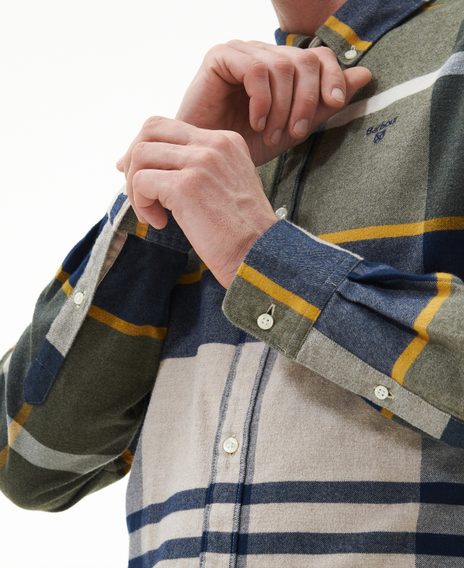 Barbour Iceloch Tailored Shirt — Forest Mist