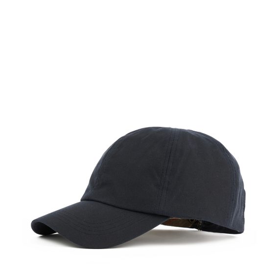 Barbour Wax Sports Cap — Navy
