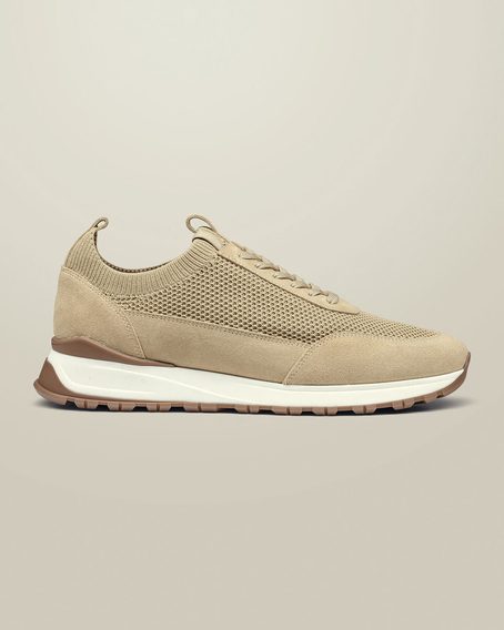Charles Tyrwhitt Knitted Sneakers — Stone