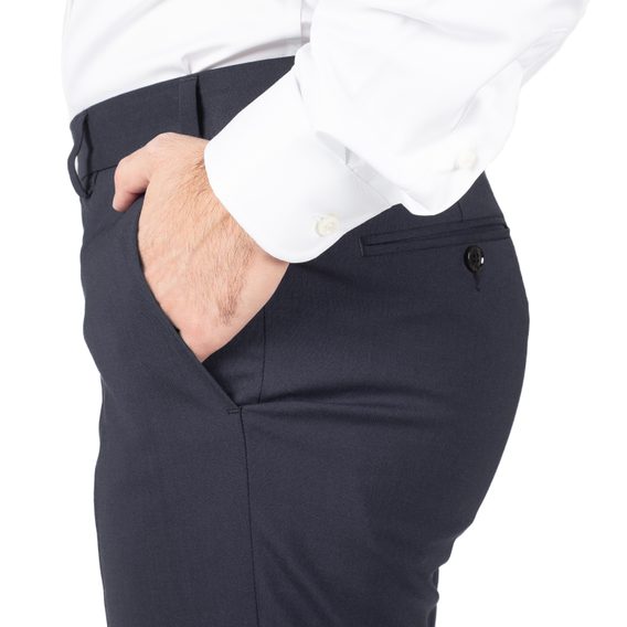 Vlněný oblek John & Paul - navy (1. VERZE)