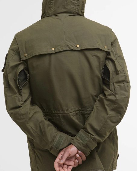 Barbour × TO KI TO Field Utility Casual Jacket — Dusky Green