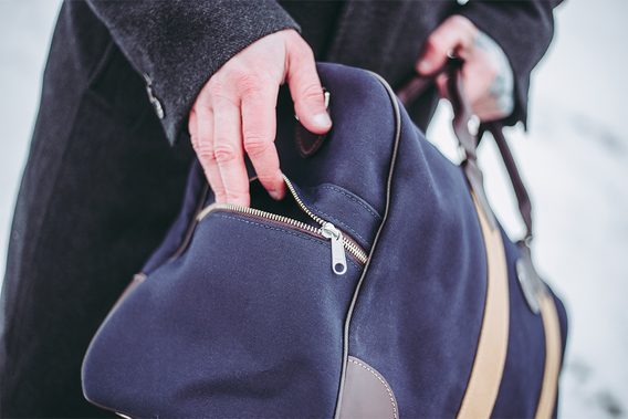 Víkendová taška Flight Holdall John Chapman - Navy