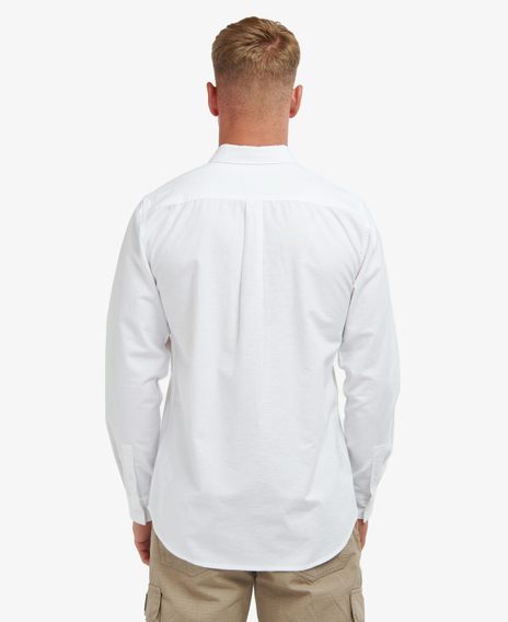 Barbour International Kinetic Tailored Shirt — Classic White