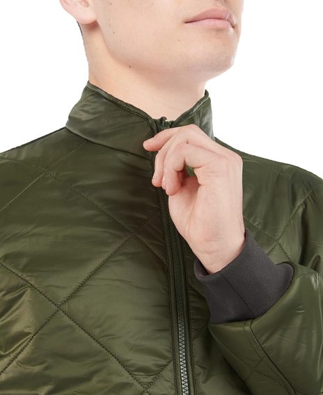 Двулицево яке Barbour x Brompton Reversible Fold Quilted Jacket - Olive