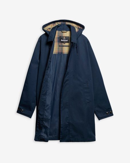 Barbour Lorig Waterproof Mac — Navy
