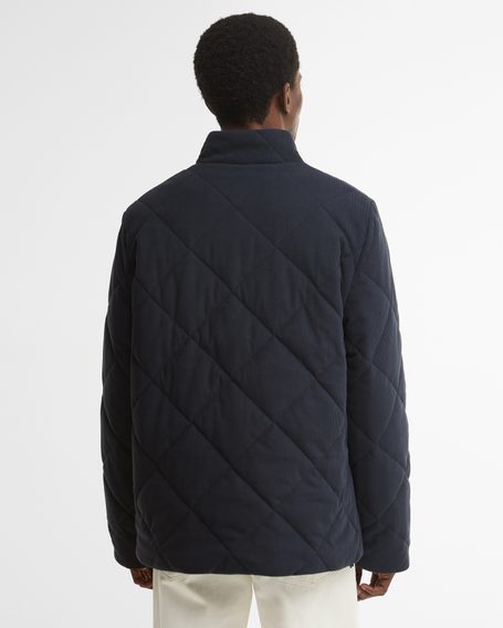 Barbour Corden Quilted Jacket — Navy