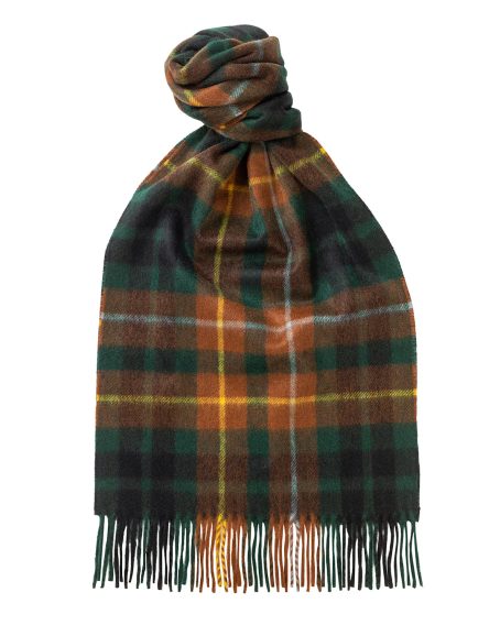 Joshua Ellis Traditional Check Cashmere Scarf