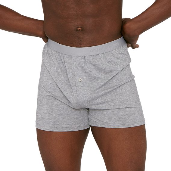 Trenýrky Organic Basics TENCEL™ Lite Boxer Shorts - šedý melanž (2 ks)