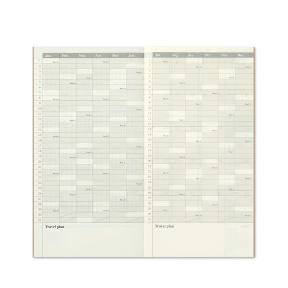 TRAVELER'S notebook 2024 Diary — Monthly