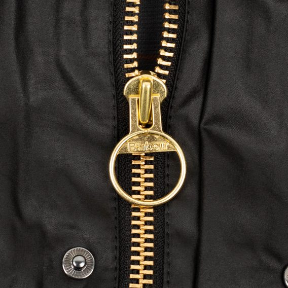Barbour Bedale Wax Jacket — Black