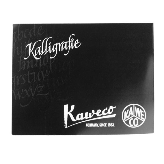 Malá krasopisná sada Kaweco v plechové krabičce - černá