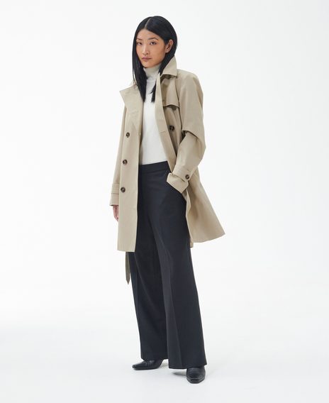 Barbour Short Greta Showerproof — Light Fawn