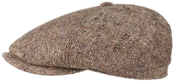 Hedvábná bekovka Stetson 6-Panel Cap - hnědá