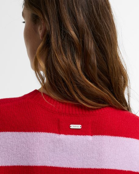 Barbour Woodhouse Striped Cashmere Blend Knitted Jumper