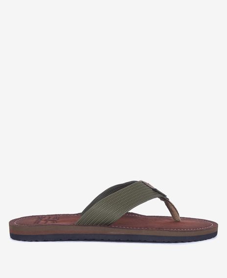 Barbour Toeman Beach Sandal — Olive