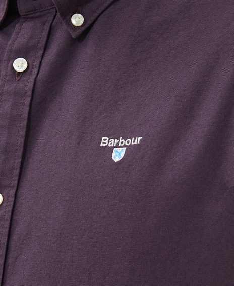 Barbour Oxford Tailored Long-Sleeved Shirt — Fig
