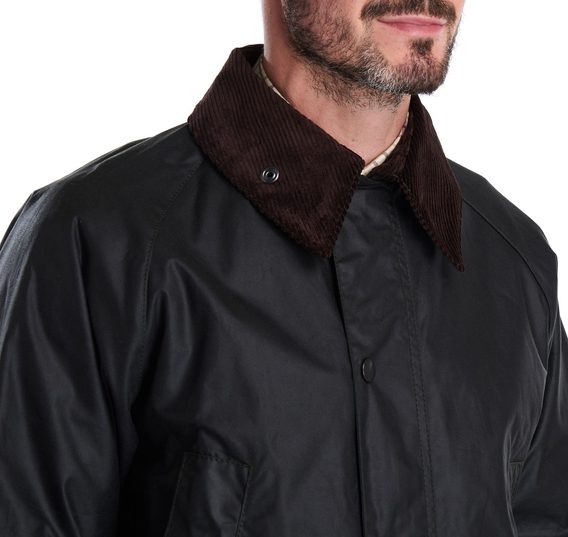 Barbour Bedale Wax Jacket — Sage