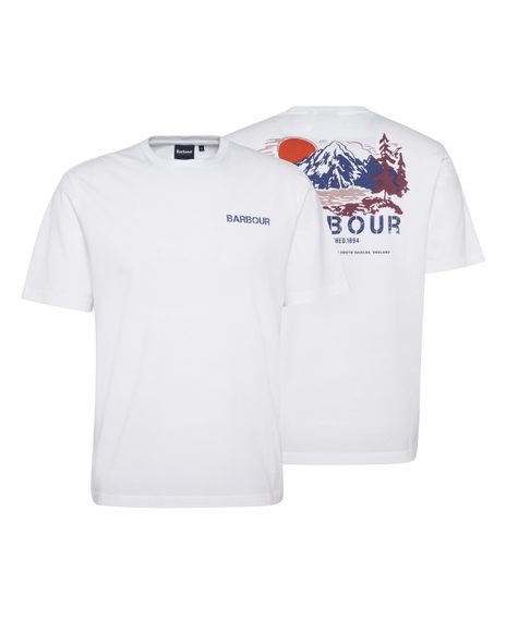 Barbour Perham Graphic T-Shirt — White