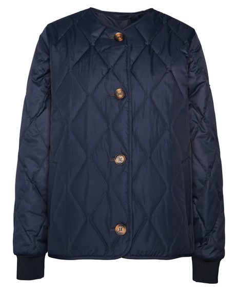 Barbour Bickland Quilted Jacket — Dark Navy