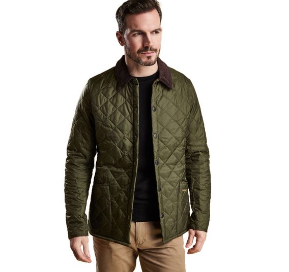 Prošívaná bunda Barbour Heritage Liddesdale - olivová