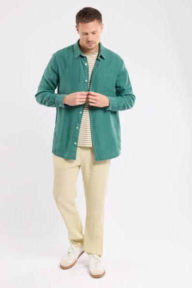 Armor Lux — Comfort Fit Linen Shirt