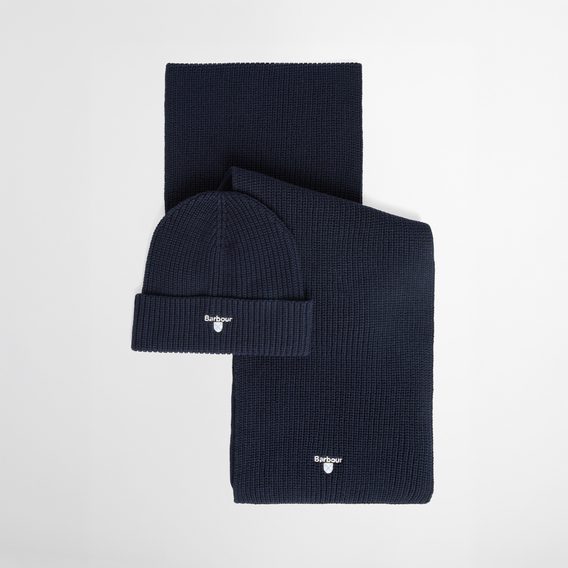 Barbour Cascade Beanie & Scarf Set