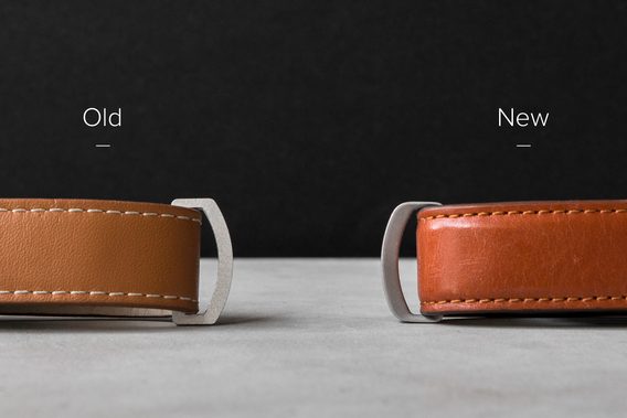 Kožená klíčenka Orbitkey 2.0 - espresso s hnědým prošitím