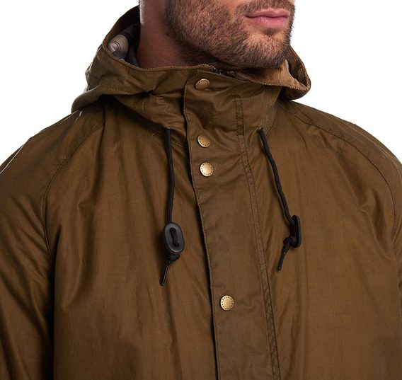 Lehká voskovaná bunda Barbour Lightweight Campbell Wax - písková
