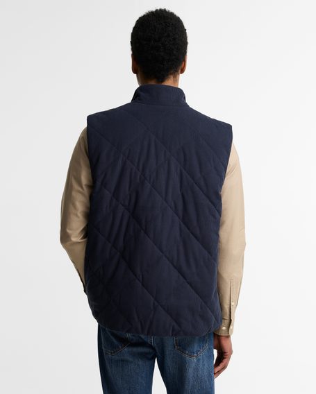 Barbour Corden Quilted Gilet — Navy