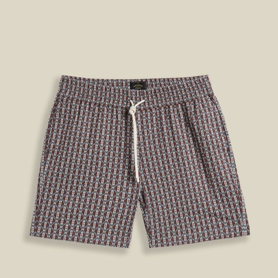 Portuguese Flannel — Abstract Tile Shorts